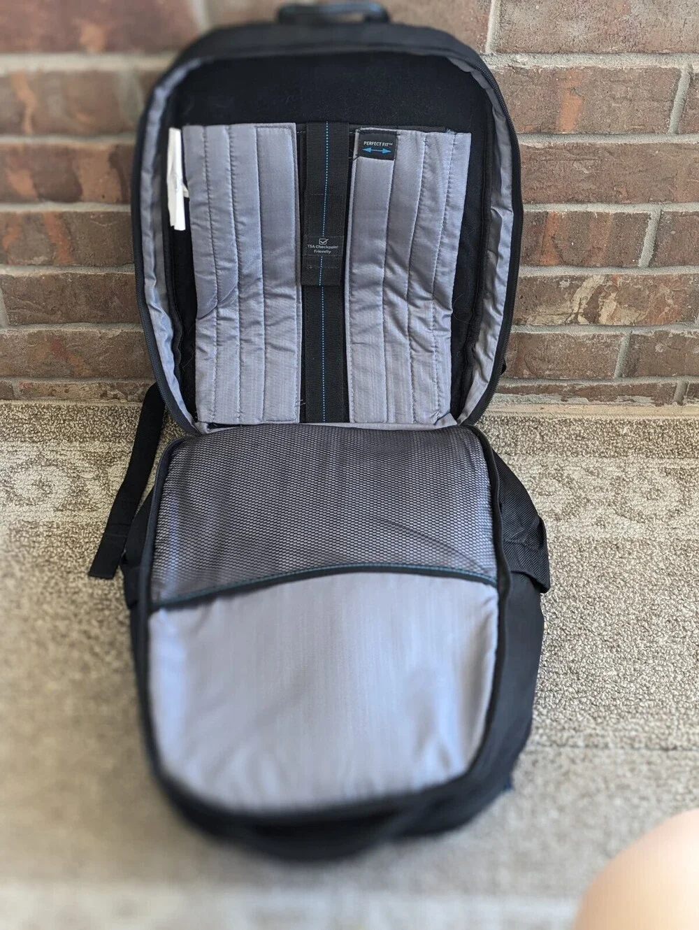 Samsonite Novex Perfect Fit Laptop Backpack Black Business Travel Tech Bag Case